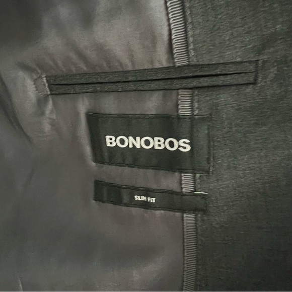 Bonobos Jetsetter charcoal blazer 40R - Picture 3 of 5